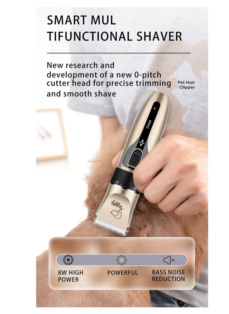 Arabest - Dog Grooming Kit Clippers, Low Noise, Electric Quiet, Rechargeable, Cordless, Pet Hair Thick Coats Clippers Trimmers Set, Suitable for Dogs, Cats, and Other Pets - Image 1