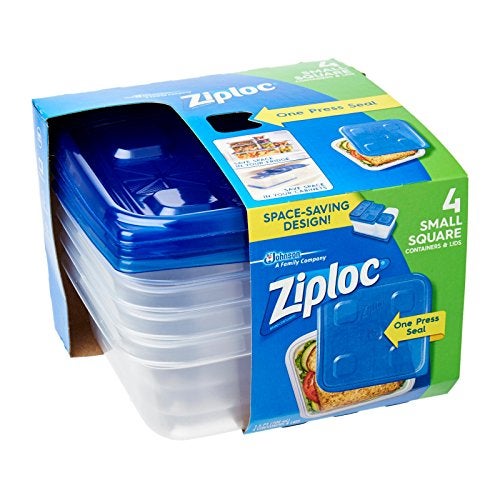 Ziploc Ziploc Container Sm Square 4Ct