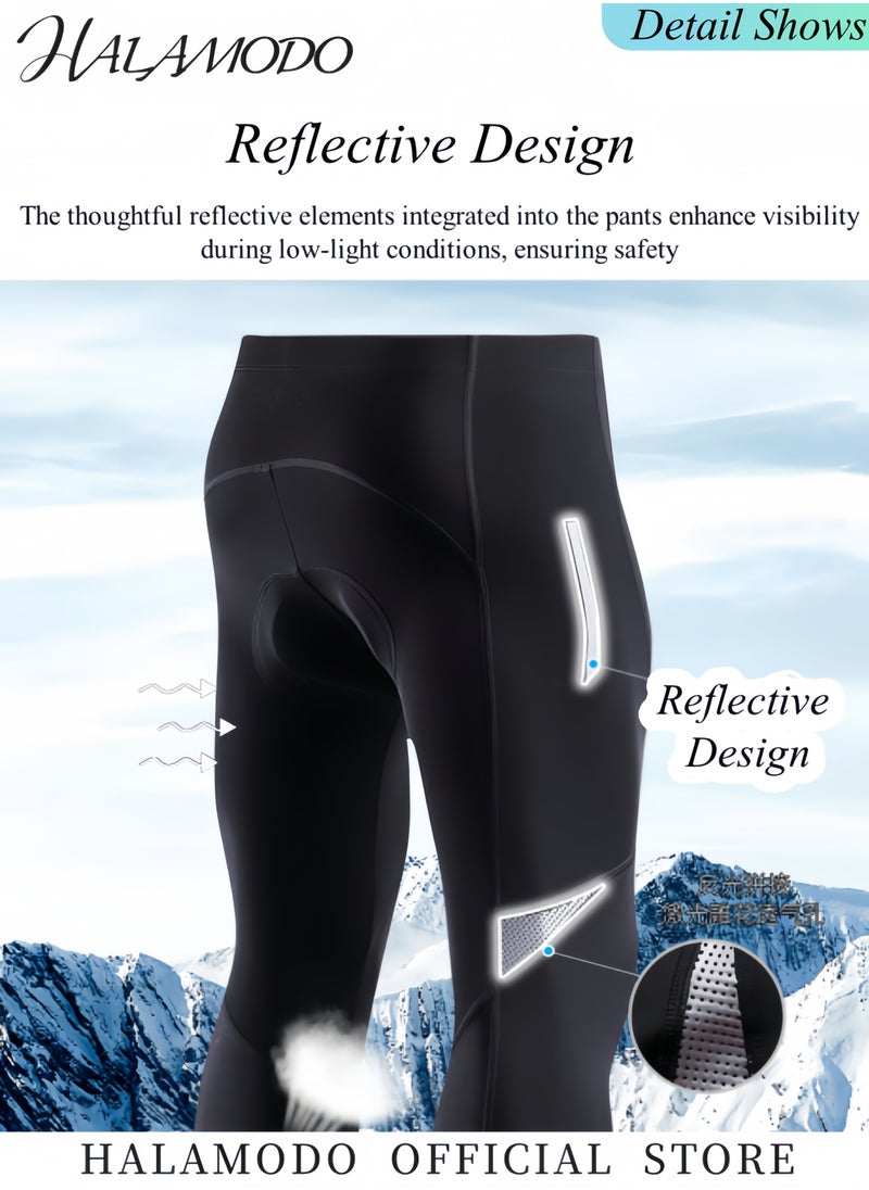 Generic - Men’s Compression Pants Cycling Pants Athletic Base Layer Cycling Tights Leggings Sports Baselayer for Running Yoga Basketball - Image 1