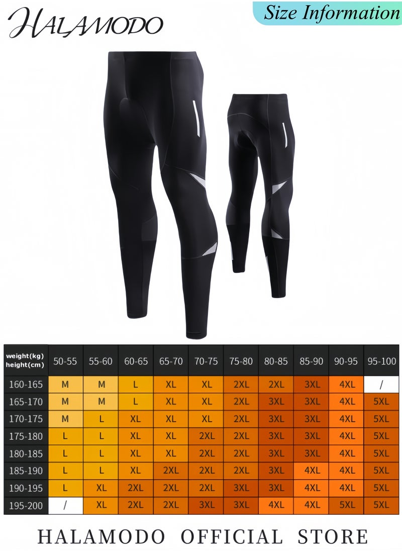 Generic - Men’s Compression Pants Cycling Pants Athletic Base Layer Cycling Tights Leggings Sports Baselayer for Running Yoga Basketball - Image 1