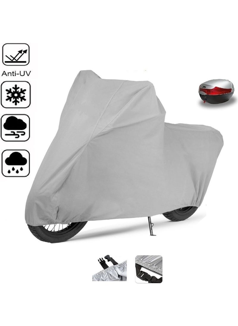 Breen - Lambretta V125 Special Rear Bag and Lock Compatible Gray Motorcycle Canvas, Safe - Image 1