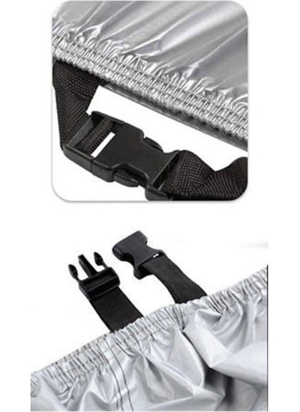 Breen - Lambretta V125 Special Rear Bag and Lock Compatible Gray Motorcycle Canvas, Safe - Image 1