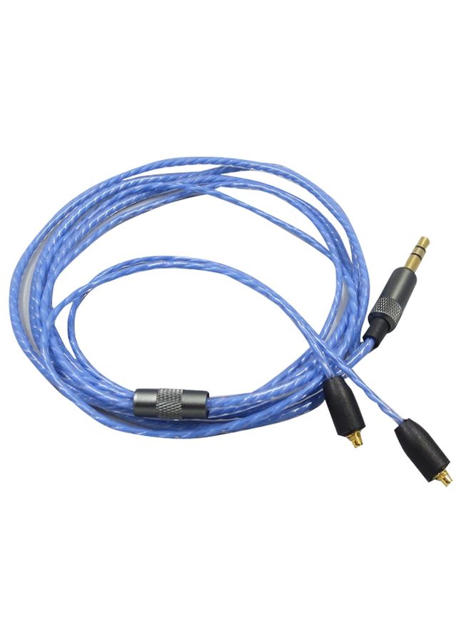 BURAQ For Shure MMCX / SE215 / SE425 / SE535 / SE846 / UE900 / Waston Headset Cable(Blue)  - Image 1