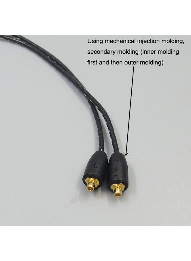 BURAQ For Shure MMCX / SE215 / SE425 / SE535 / SE846 / UE900 / Waston Headset Cable(Blue)  - Image 3