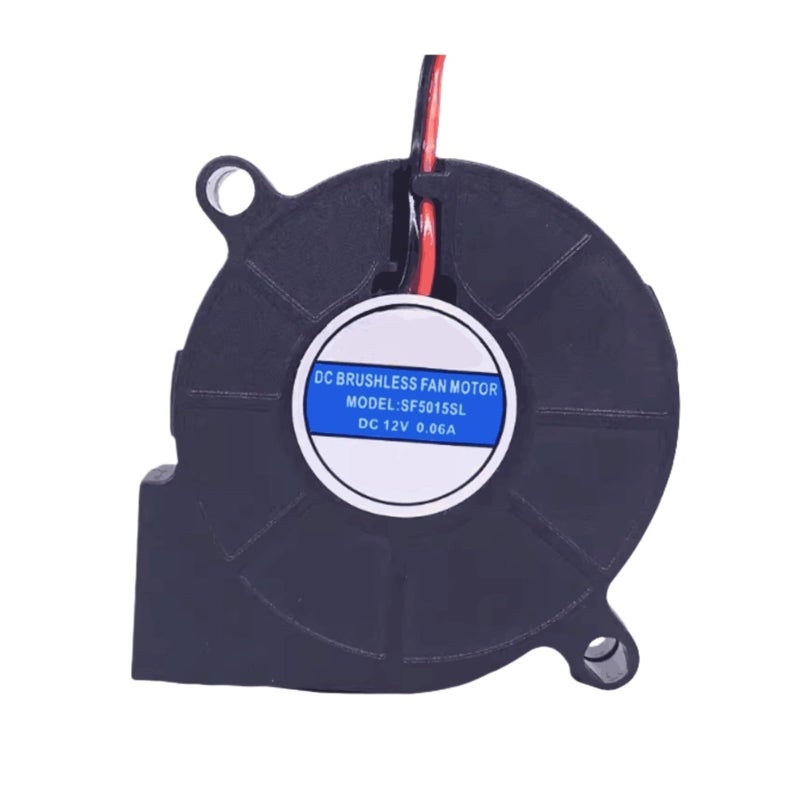 5015 Blower Cooling Fan 12V 0 72W 5cm 2 Pin 50x50x15mm - Image 2