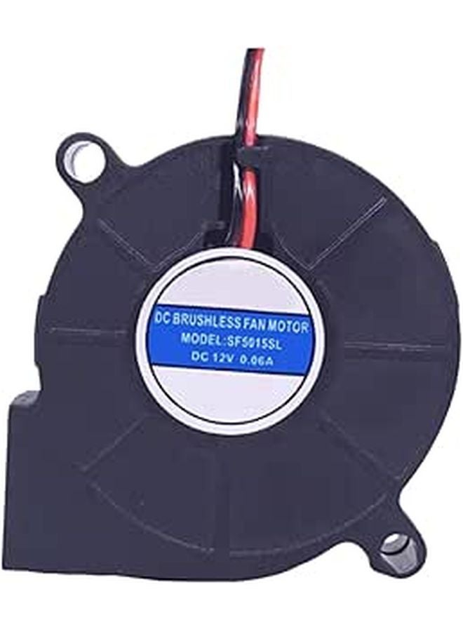 5015 Blower Cooling Fan 12V 0 72W 5cm 2 Pin 50x50x15mm - Image 1