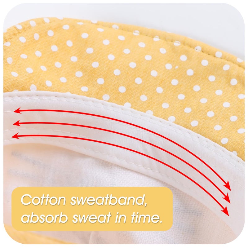Peecabe Baby Baseball Cap Toddler Infant Boys Girls Sun Hat Breathable Cute Hats for Spring Summer 6M-3T (US, Age, 3 Months, 12 Months, Yellow Rabbit) - Image 5