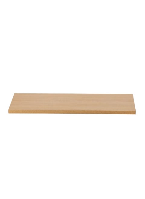 Elegant and Modern Design Rectangular Wooden Shelf Natural 120 x 20 x 1.8 cm