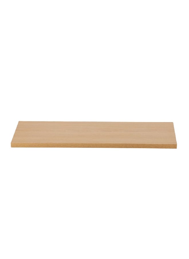 Elegant and Modern Design Rectangular Wooden Shelf Natural 120 x 20 x 1.8 cm