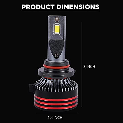 Casago CAH9005 Hyperdrive 9005/9006 LED Headlight 150W With Super Bright Bulbs For Automobiles Sturdy Long-Lasting And Water Resistant (Set of 2) - Image 2