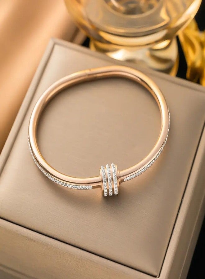 IGA COLLECTION Valentine Latest Women Fashion Jewllery New Trend Design Titanium Steel Set Bracelet - Image 4