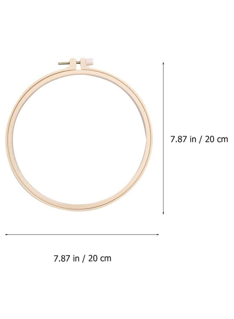 20cm Punch Embroidery Starter Kits for Children Beginners DIY Hand Embroidery Kit with Wool Needlework Supplies for Punch Needle Poke Embroidery Craft Projects - Image 4