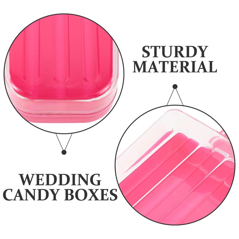 Plum Red 12pcs Popsicle Candy Boxes Mini Ice Cream Favor Containers for Wedding Party - Image 4