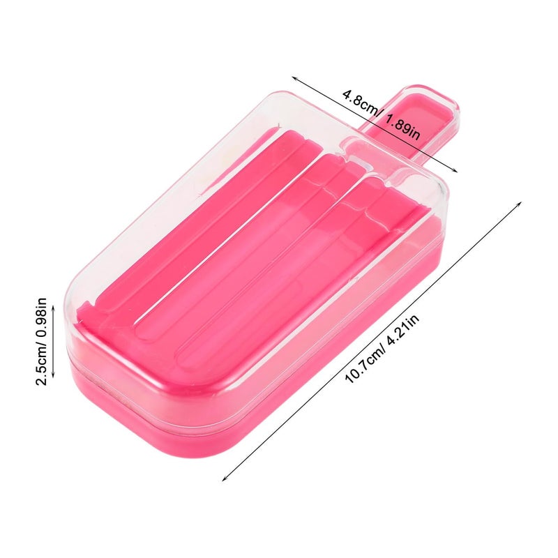 Plum Red 12pcs Popsicle Candy Boxes Mini Ice Cream Favor Containers for Wedding Party - Image 3