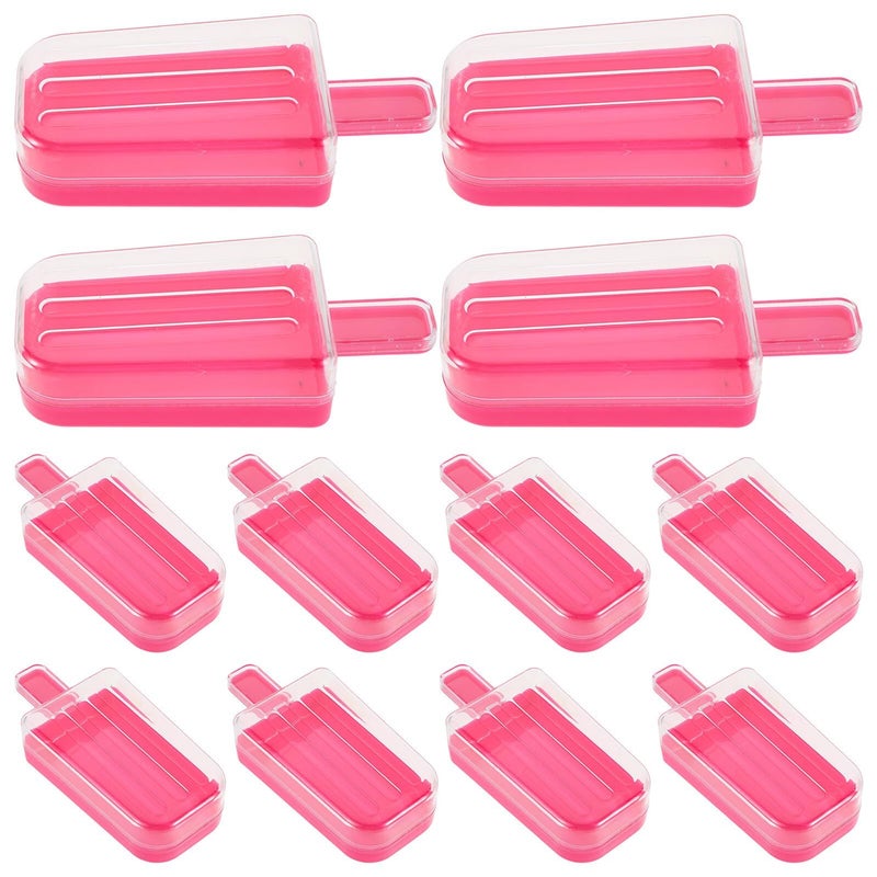 Plum Red 12pcs Popsicle Candy Boxes Mini Ice Cream Favor Containers for Wedding Party - Image 2