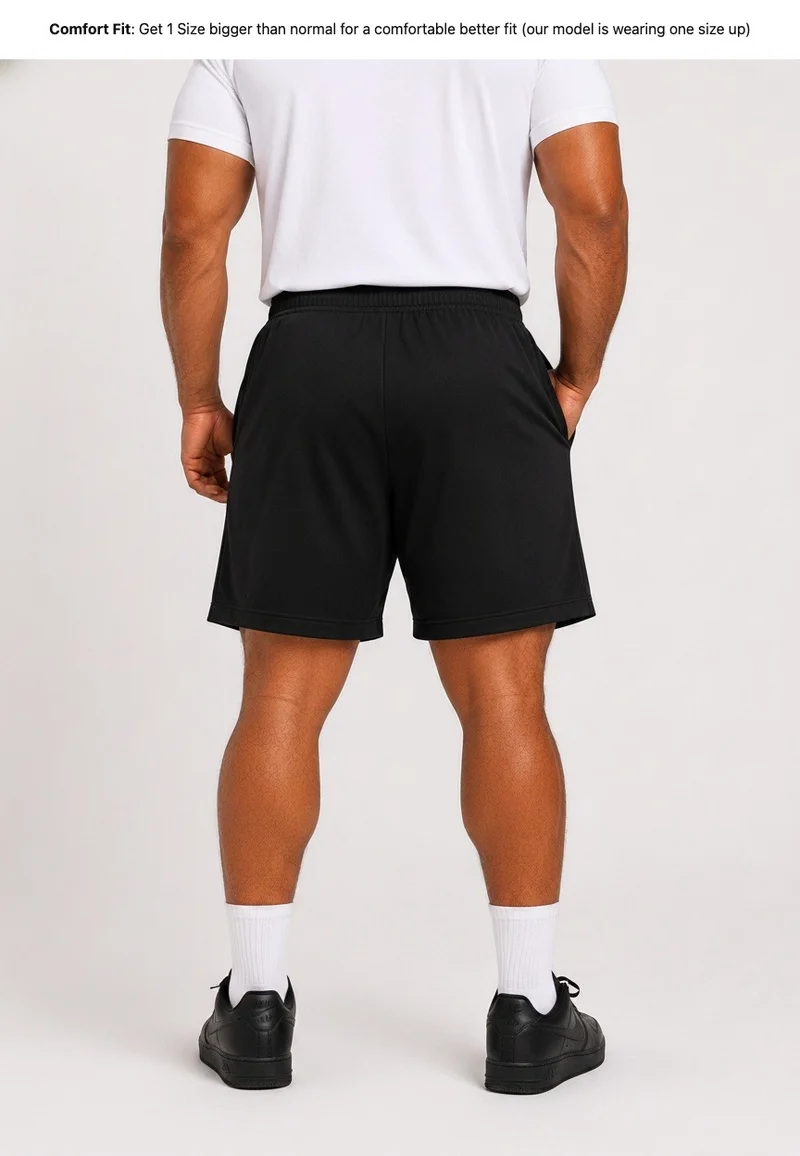 بريما إيس رجالي Shorts لايف ستايل بريميوم Black