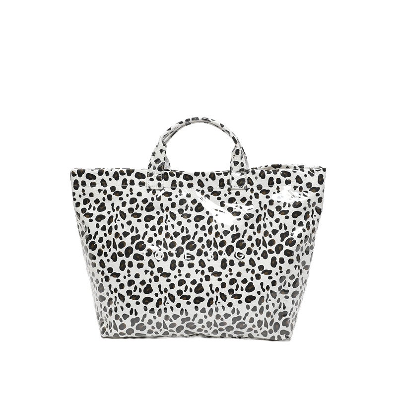 Large Capacity Leopard Print Commuter Lazy Style Bag Fashion Portable Large Capacity Shoulder Mommy - Image 1
