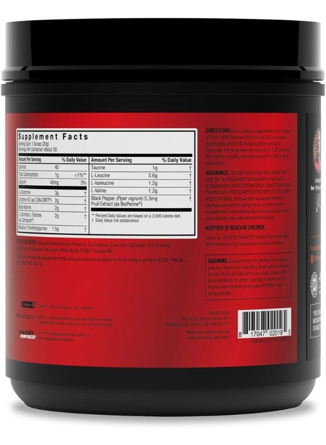 JYM Supplement Science Post Active Matrix, Glutamine, Creatine Hcl Beta-Alanine, Lemonade Flavor - Image 3