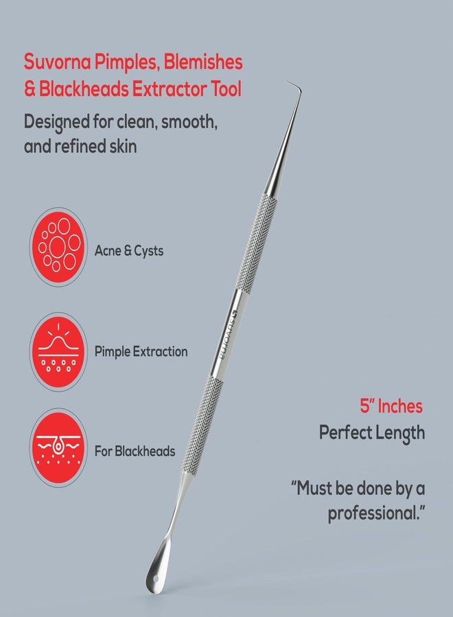 Suvorna Milia Remover, Milia Extractor, Acne Needle, Cyst Removal, Blackhead and Whitehead Removal, Pimple Popper Tool, Pimple Extractor, Blemish Remover Tool and Comedone Extractor. - Image 2
