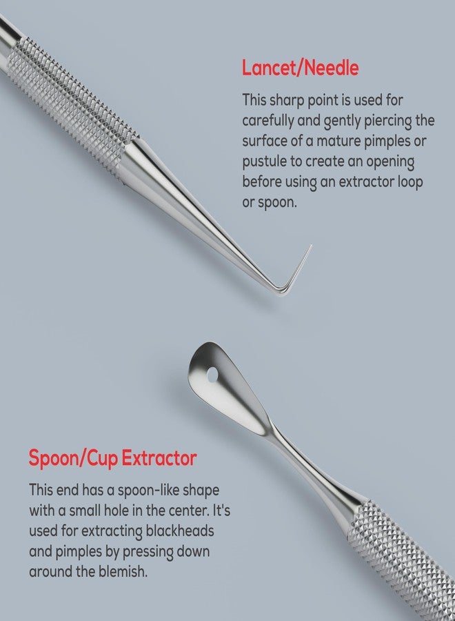 Suvorna Milia Remover, Milia Extractor, Acne Needle, Cyst Removal, Blackhead and Whitehead Removal, Pimple Popper Tool, Pimple Extractor, Blemish Remover Tool and Comedone Extractor. - Image 3