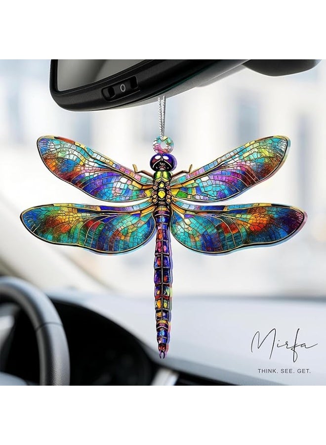 MIRFA Dragonfly Acrylic Car Pendant Ornament - Image 1