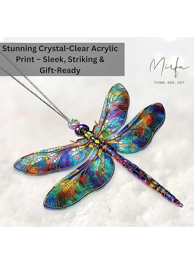 MIRFA Dragonfly Acrylic Car Pendant Ornament - Image 4