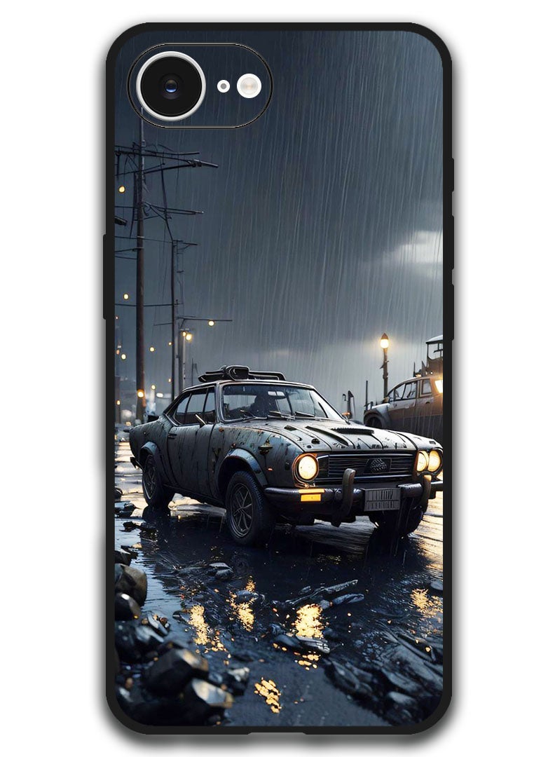 Theodor Case Compatible with Apple iPhone 17e / 16e 6.1 Inch Protection Shockproof Bumper Cover - Car (2) - Image 1