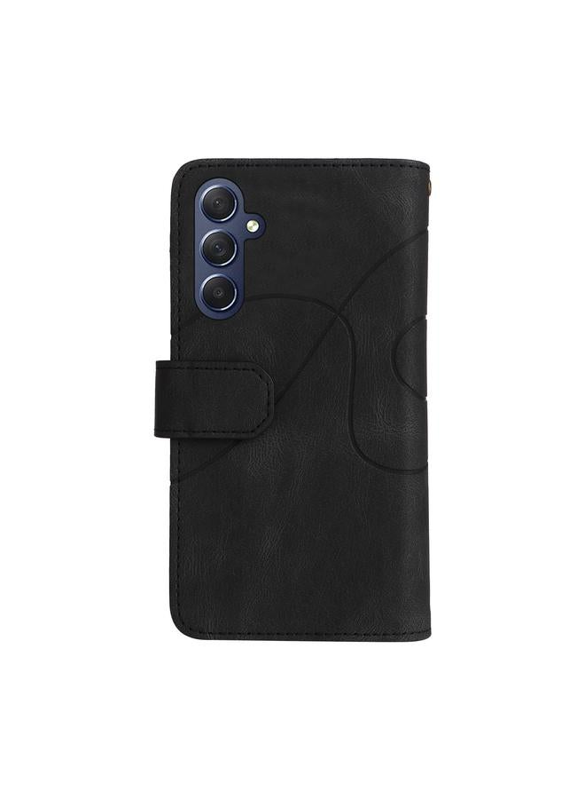 S-TOP Case For Samsung Galaxy A16 5G Dual-color 9 Card Slots Zipper Wallet Leather Phone Case - Image 3