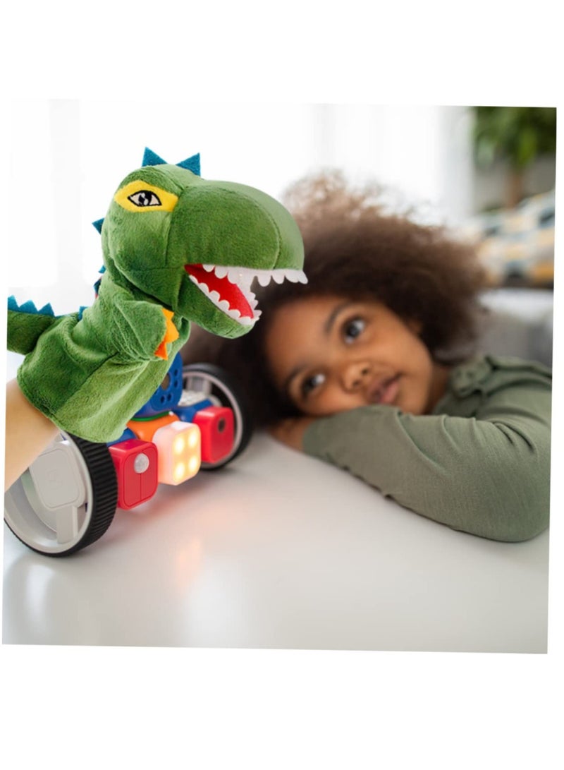 Excefore Animal Puppet Lovely Dinosaur Hand Puppet Plush Hand Puppet Toy Children's Hand Puppet Toy Plush Animal Hand Puppet Story Hand Puppet Toy Parent-child Plush Toy Hand Puppets - Image 5