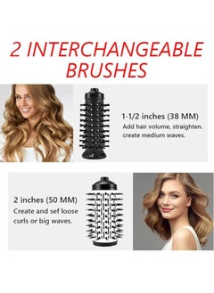 General 3-in-1 Hot Air Brush & 360° Swivel Hair Dryer for Dry Hair, 3-in-1 Hair Dryer for Styling & Frizz Control, Dry Hair, Curly Hair, Straightened Hair  - Image 5