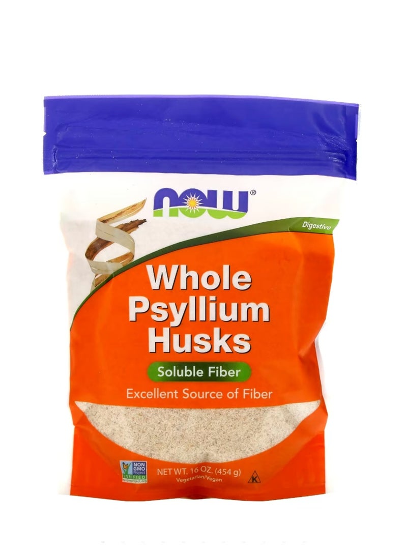 now Whole Psyllium Husks 16 oz (454 g) - Image 1