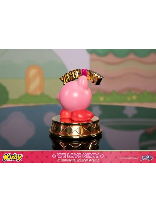 FIRST 4 FIGURES Kirby We Love Kirby Mini Metal Statue - Image 3
