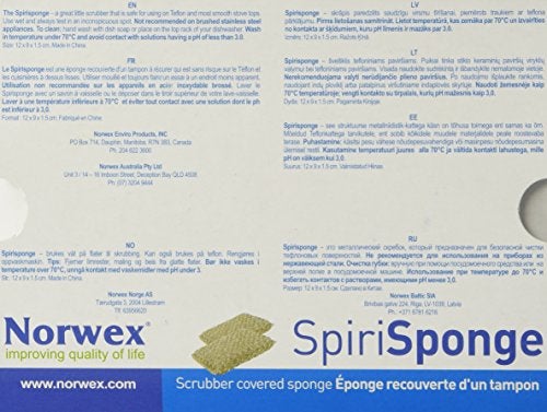 Norwex Spirisponge Scrubber Sponge (2 per pack) - Image 2