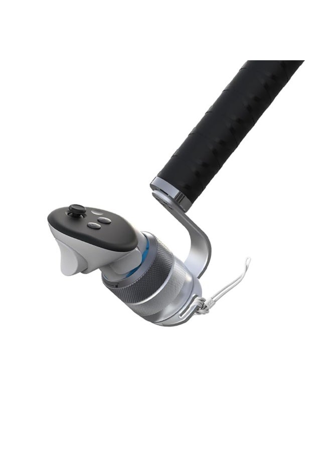 Merlin iB VR Controller Cricket Bat for Meta Quest 3 – Long Arm Grip Attachment with Anti-Slip Handle, Adjustable Mount & Secure Lock – Ideal for Gorilla Tag, Beat Saber & VR Fitness Games - Image 2