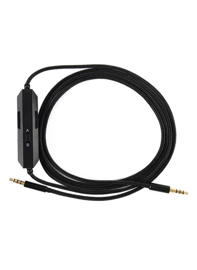 BURAQ - ZS0082 3.5mm Headphone Audio Cable for Logitech G633 G933 (Black) - Image 1