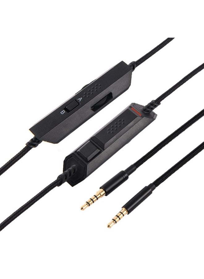 BURAQ - ZS0082 3.5mm Headphone Audio Cable for Logitech G633 G933 (Black) - Image 1