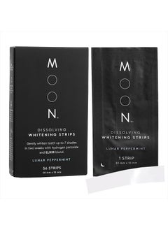 Teeth Whitening Strips, 7 Shades Whiter in 2 Weeks, 28 Treatments with Easy to Use Dissolvable Strips, Enamel-Safe Formula, Gentle on Sensitive Teeth, Vegan, Freshening Mint Flavor, 56 Strips