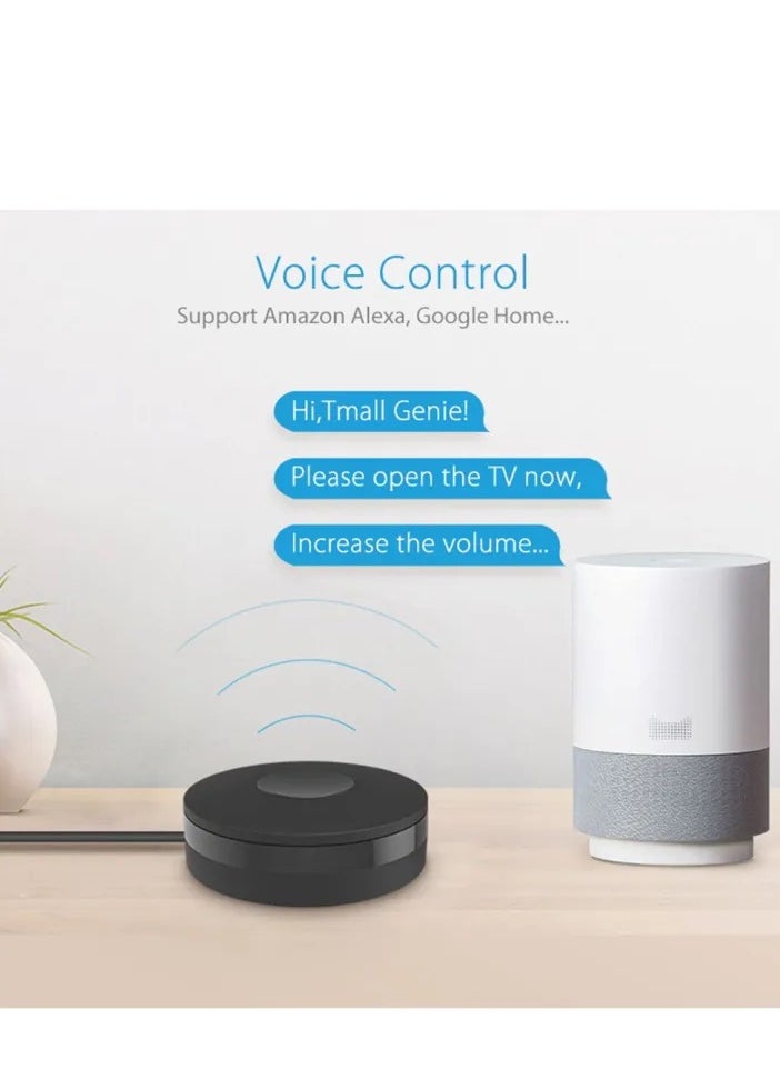 TUYA Tuya Smart WiFi Remote Control – Smart Home Automation for Air Conditioners, Fans, TVs & More | Works with Amazon Alexa & Google Home | Universal Mini IR Remote | IPhone | Android  - Image 3