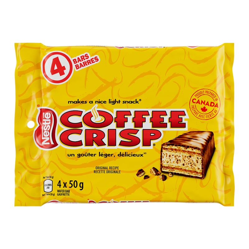 Nestle Canada Candy Coffee Crisp Chocolate Bar 4 Count Pack of 1 Imported from Canada Basic - Image 3