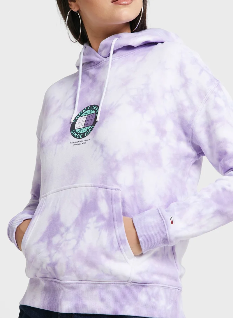 TOMMY JEANS Printed Hoodie