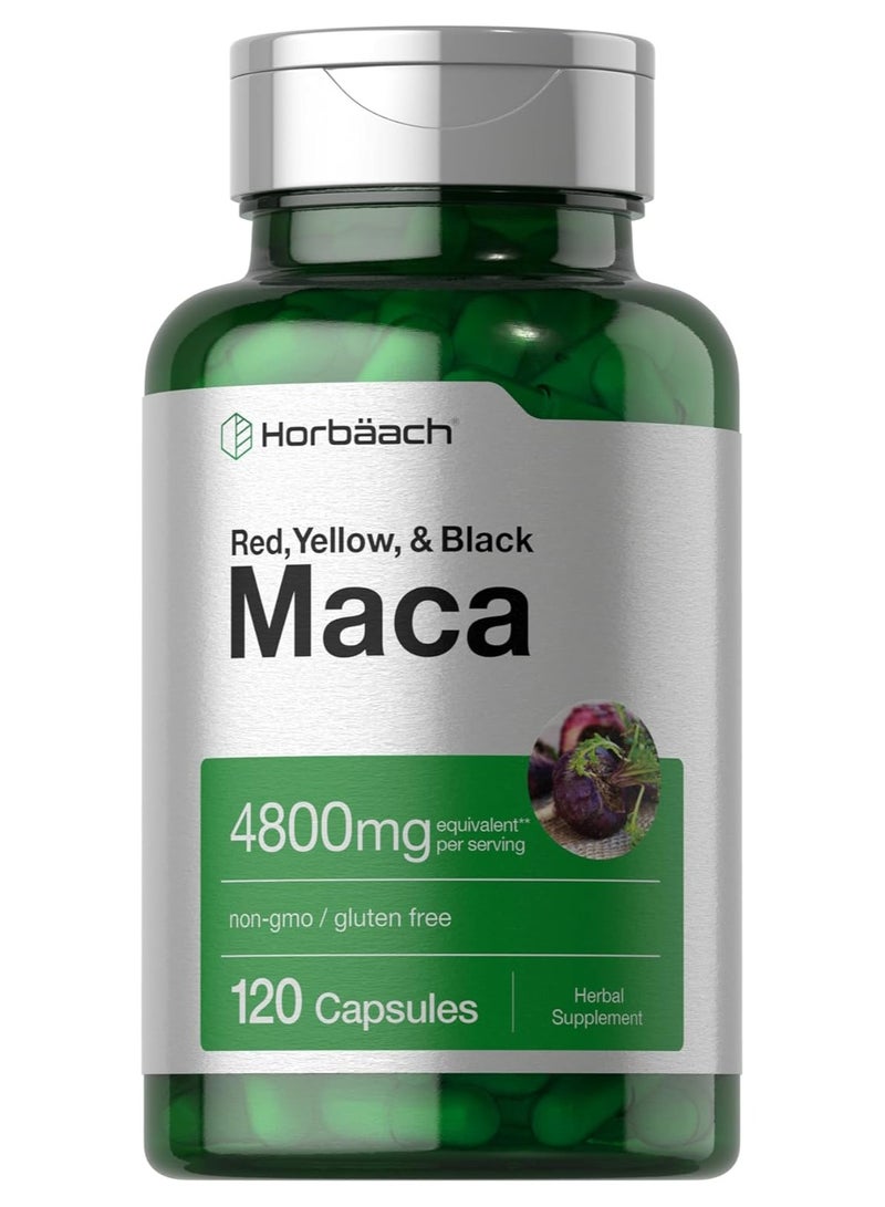 هرباخ مستخلص جذور الماكا العضوي 4800 مجم - 120 كبسولة - Image 1
