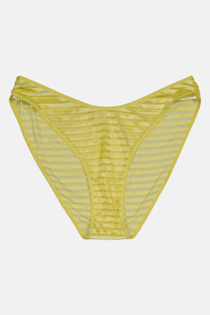 Aerie Women Textured Pull On Panty, Apple Green - Image 1
