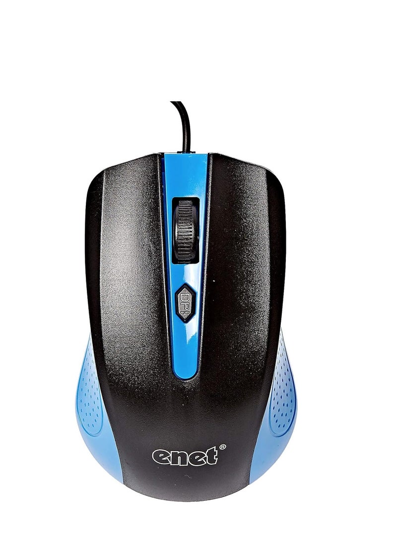Enet Enet G210-03 Optical Mouse Blue  - Image 1