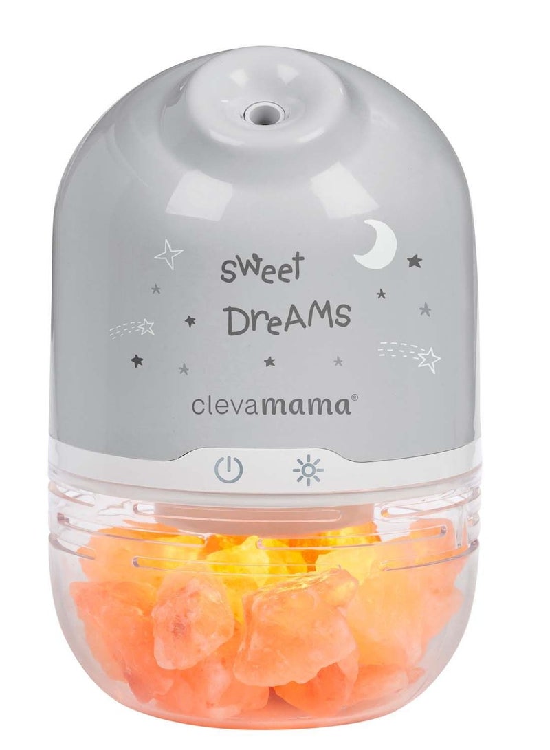 Clevamama Pure Salt Lamp - Humidifier, Air Purifier, Aromatherapy Diffuser - Image 1