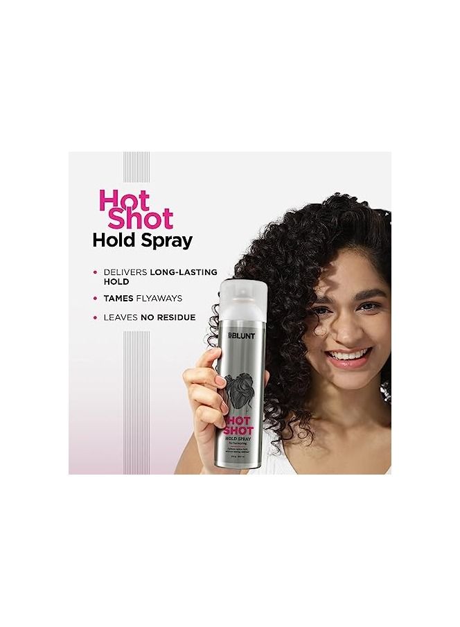 BBLUNT Hot Shot Hold Spray for Instant and Firm Hold   300 ml - Image 2