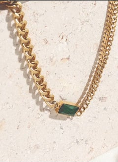 AMICA Statement Emerald Necklace  - Image 3