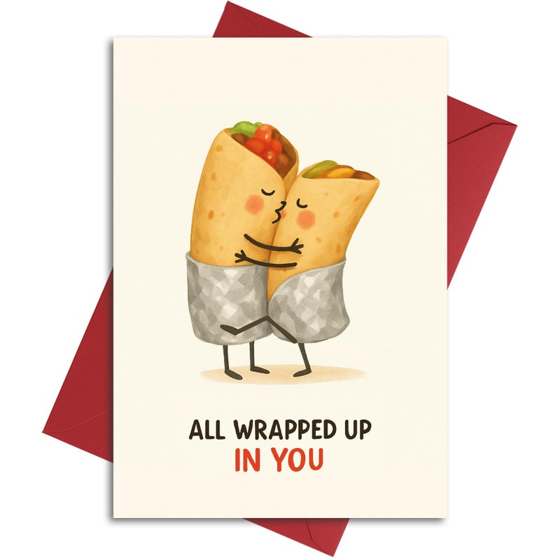 Cheerin Funny Anniversary Card with Envelopes - Humorous Love Cards for Him and Her - Romantic Card for Husband, Wife, Fiance, Boyfriend and Girlfriend - Hilarious Birthday Gift 5x7 Inch - Image 1