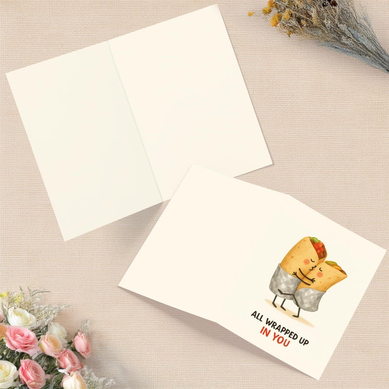 Cheerin Funny Anniversary Card with Envelopes - Humorous Love Cards for Him and Her - Romantic Card for Husband, Wife, Fiance, Boyfriend and Girlfriend - Hilarious Birthday Gift 5x7 Inch - Image 5