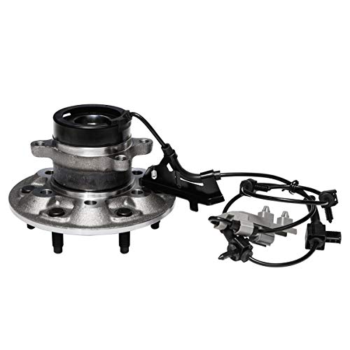 AUQDD Left Right Front Wheel Hub and Bearing Assembly Compatible With 2004 05 06 07 2008 Chevrolet Colorado GMC Canyon (RWD Models,Z71 Suspension Only) AUQDD 2PCS 515108 515109 (Pair) [6 Lug W/ABS] - Image 2