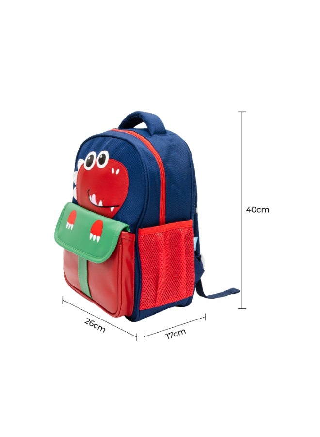 Moon Preschool Backpack for Kids (Ages 3–6) – Fun 3D Design, Comfortable Padded Straps, Lightweight,Waterproof, Perfect for Lunch & Snacks,Travel, Toddler Boys & Girls-Dino - Image 2